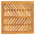 Miniatyrbilde 5 av 7: vidaXL Hagespisebord 90x90x74 cm heltre akasie