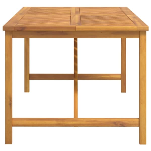 vidaXL havebord 200x90x74 cm massivt akacietræ