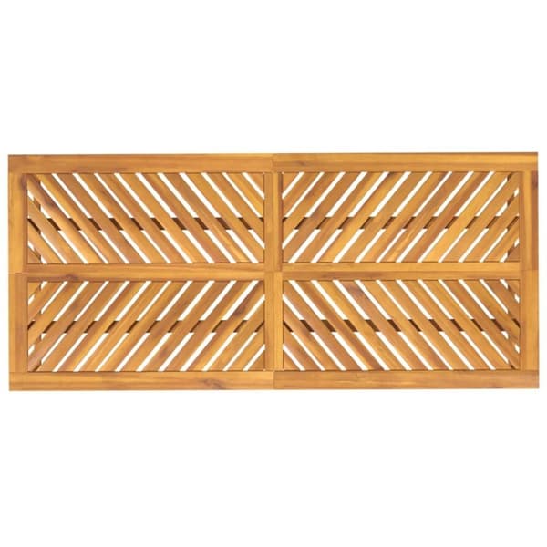 vidaXL havebord 200x90x74 cm massivt akacietræ