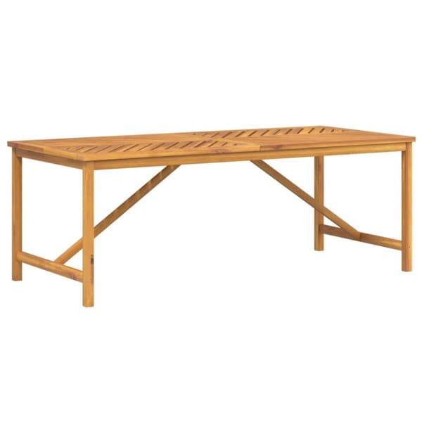 vidaXL havebord 200x90x74 cm massivt akacietræ