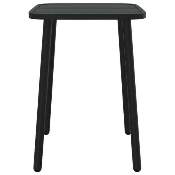 vidaXL Puutarhapöytä antrasiitti 50x50x71 cm teräs
