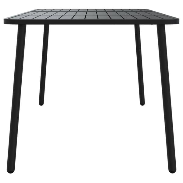 vidaXL havebord 165x80x71 cm stål antracitgrå
