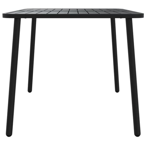 vidaXL Hagebord antrasitt 110x80x71 cm stål