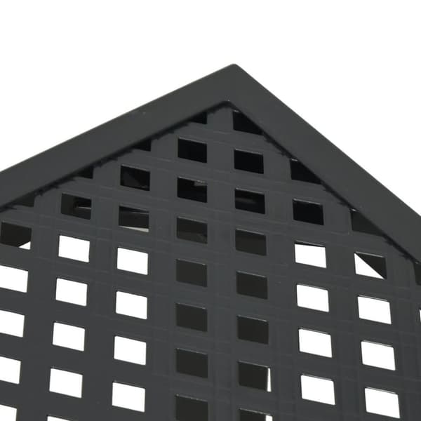 vidaXL Trädgårdsbord antracit 110x80x72 cm stål