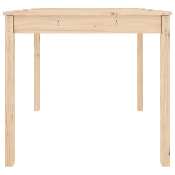 vidaXL Hagebord 82,5x82,5x76 cm heltre furu