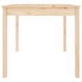 Miniatyrbilde 6 av 8: vidaXL Hagebord 82,5x82,5x76 cm heltre furu