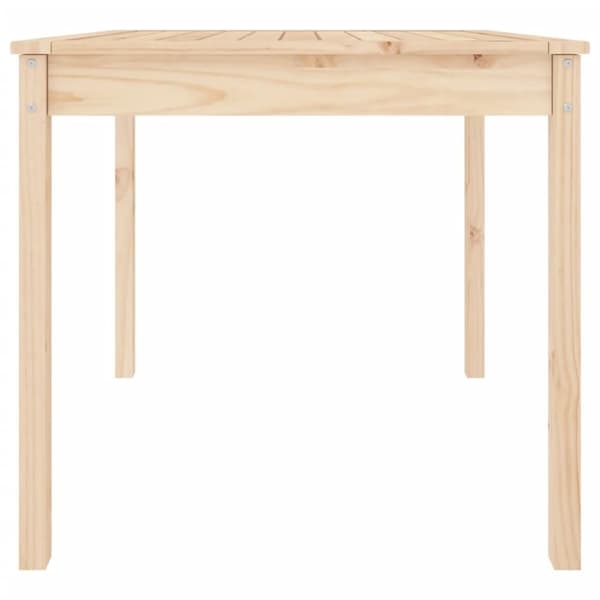 vidaXL Hagebord 82,5x82,5x76 cm heltre furu
