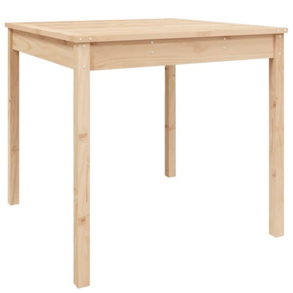 vidaXL havebord 82,5x82,5x76 cm massivt fyrretræ