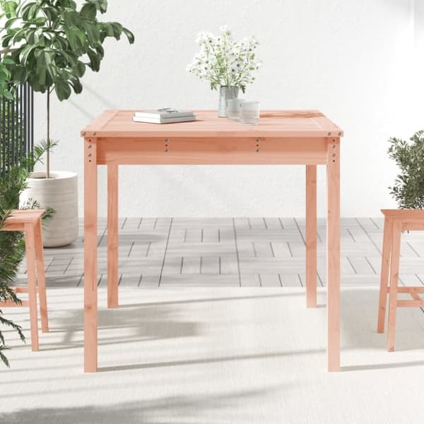 vidaXL havebord 82,5x82,5x76 cm massivt douglasgran