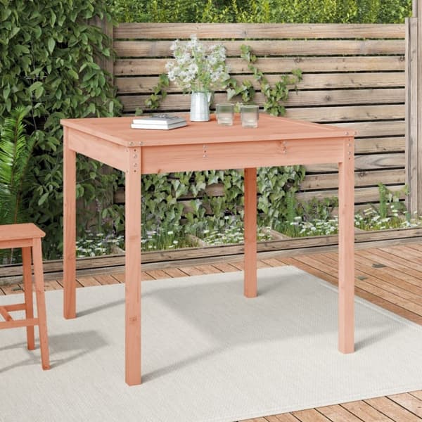 vidaXL havebord 82,5x82,5x76 cm massivt douglasgran