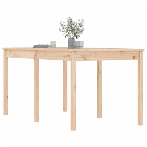 vidaXL havebord 159,5x82,5x76 cm massivt fyrretræ