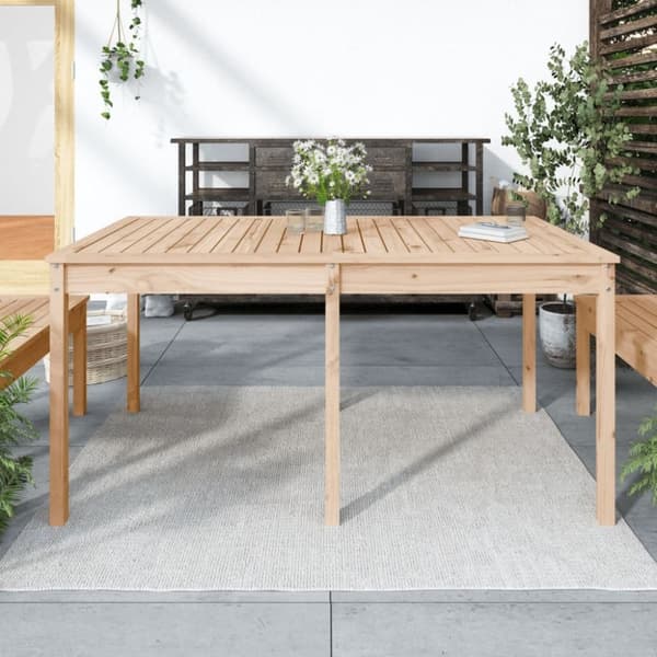 vidaXL havebord 159,5x82,5x76 cm massivt fyrretræ