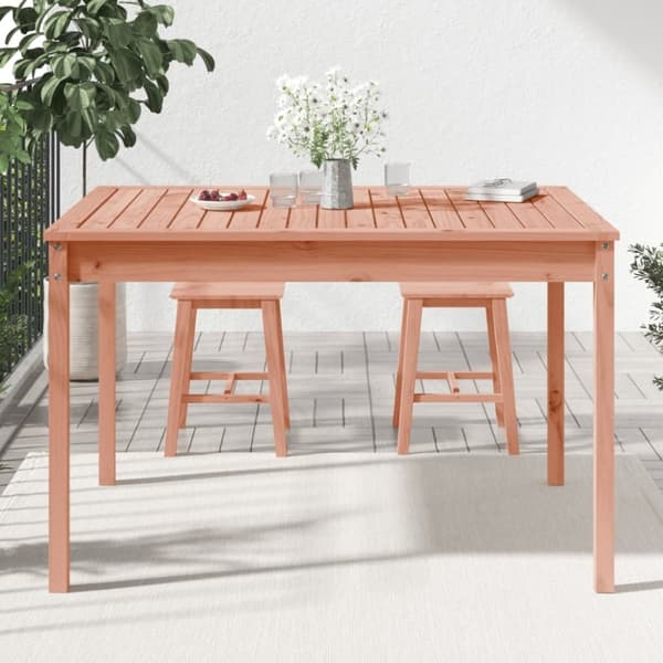 vidaXL Hagebord 121x82,5x76 cm heltre douglasgran
