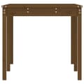 Miniatyrbilde 6 av 8: vidaXL Hagebord honningbrun 159,5x82,5x76 cm heltre furu