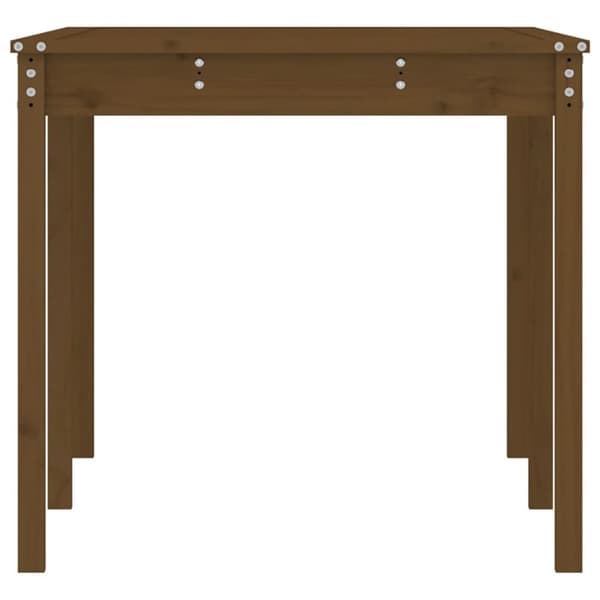 vidaXL Hagebord honningbrun 159,5x82,5x76 cm heltre furu