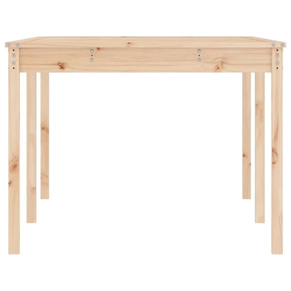 vidaXL Hagebord 203,5x100x76 cm heltre furu
