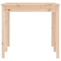 Miniatyrbilde 6 av 8: vidaXL Hagebord 159,5x82,5x76 cm heltre furu
