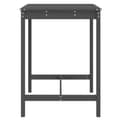 Miniatyrbilde 5 av 7: vidaXL Hagebord grå 82,5x82,5x110 cm heltre furu