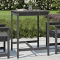 Miniatyrbilde 2 av 7: vidaXL Hagebord grå 82,5x82,5x110 cm heltre furu
