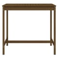 Miniatyrbilde 4 av 7: vidaXL Hagebord honningbrun 121x82,5x110 cm heltre furu
