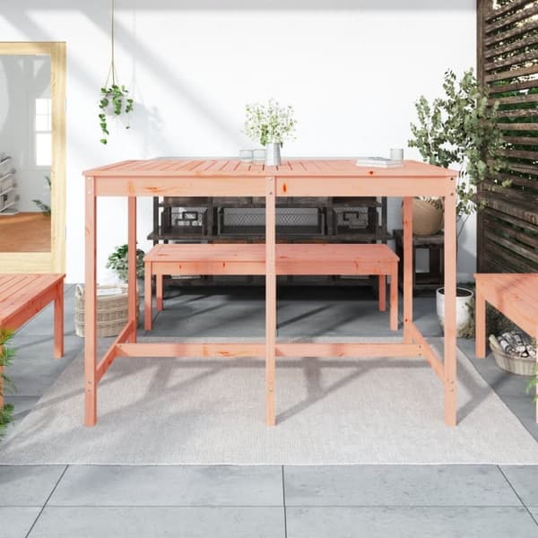 vidaXL Hagebord 159,5x82,5x110 cm heltre douglasgran