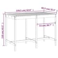 Miniatyrbilde 7 av 7: vidaXL Hagebord 159,5x82,5x110 cm heltre douglasgran