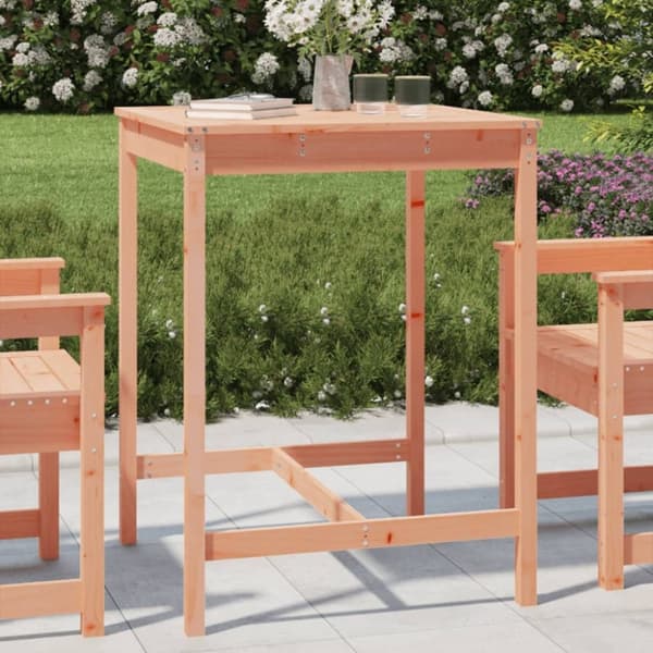 vidaXL havebord 82,5x82,5x110 cm massivt douglasgran