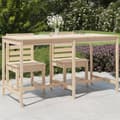 Miniatyrbillede 2 af 7: vidaXL havebord 203,5x90x110 cm massivt fyrretræ