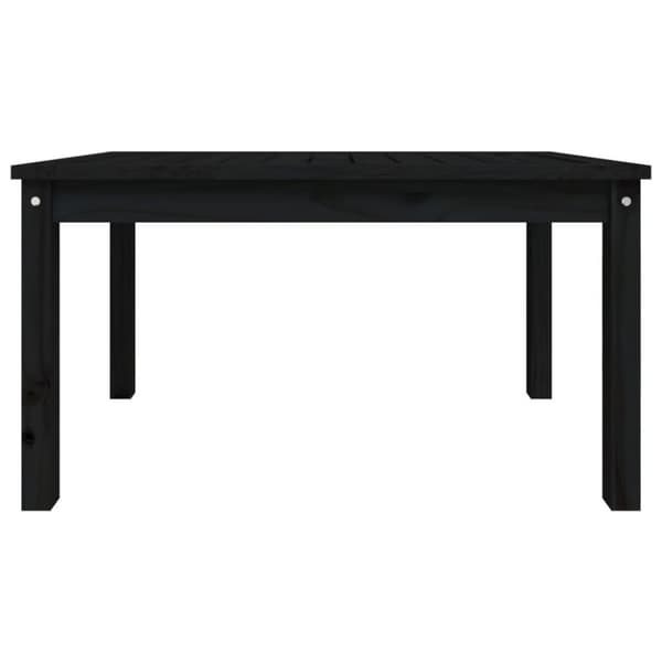 vidaXL Hagebord svart 82,5x50,5x45 cm heltre furu