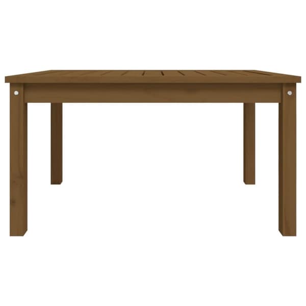 vidaXL Trädgårdsbord honungsbrun 82,5x50,5x45 cm massiv furu