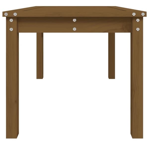 vidaXL Trädgårdsbord honungsbrun 82,5x50,5x45 cm massiv furu