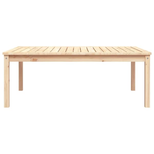 vidaXL Hagebord 121x82,5x45 cm heltre furu