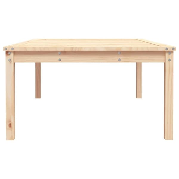 vidaXL Hagebord 121x82,5x45 cm heltre furu