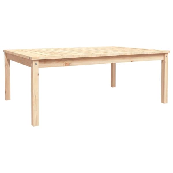 vidaXL Hagebord 121x82,5x45 cm heltre furu