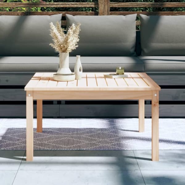 vidaXL havebord 82,5x82,5x45 cm massivt fyrretræ