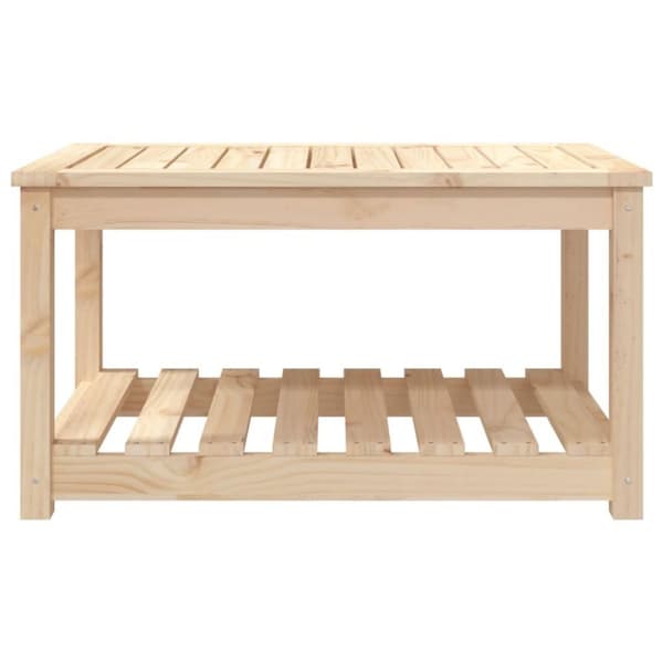 vidaXL havebord 82,5x50,5x45 cm massivt fyrretræ