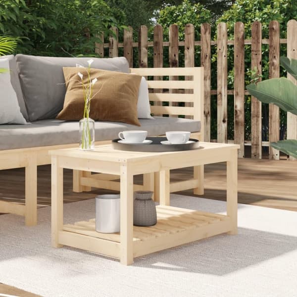 vidaXL havebord 82,5x50,5x45 cm massivt fyrretræ