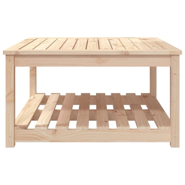 vidaXL havebord 82,5x82,5x45 cm massivt fyrretræ
