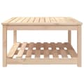 Miniatyrbillede 5 af 8: vidaXL havebord 82,5x82,5x45 cm massivt fyrretræ