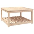 Miniatyrbillede 1 af 8: vidaXL havebord 82,5x82,5x45 cm massivt fyrretræ