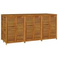 Miniatyrbilde 3 av 8: vidaXL Putekasse 210x87x104 cm heltre akasie