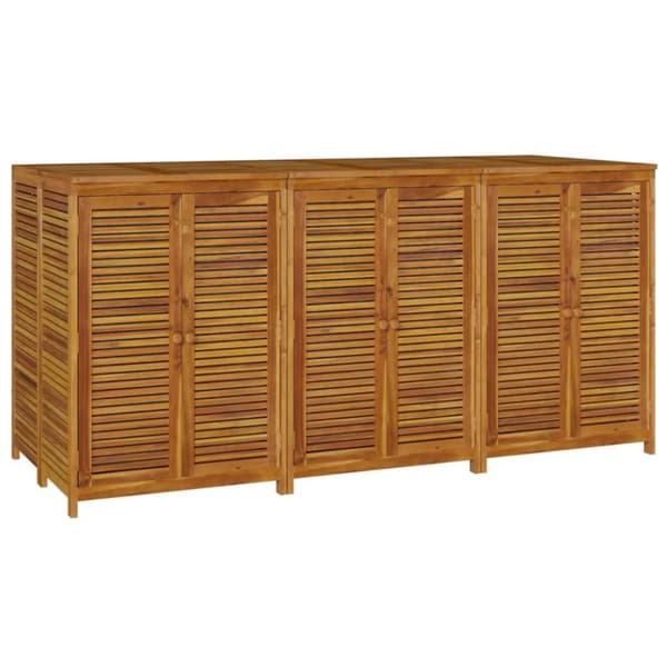 vidaXL Putekasse 210x87x104 cm heltre akasie