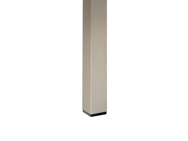 Havebord Sort Plast Sølv Aluminium 180 x 90 cm 6 personers Udendørs Spisebord Noonwood Vedligeholdelsesfri Bord Moderne Design