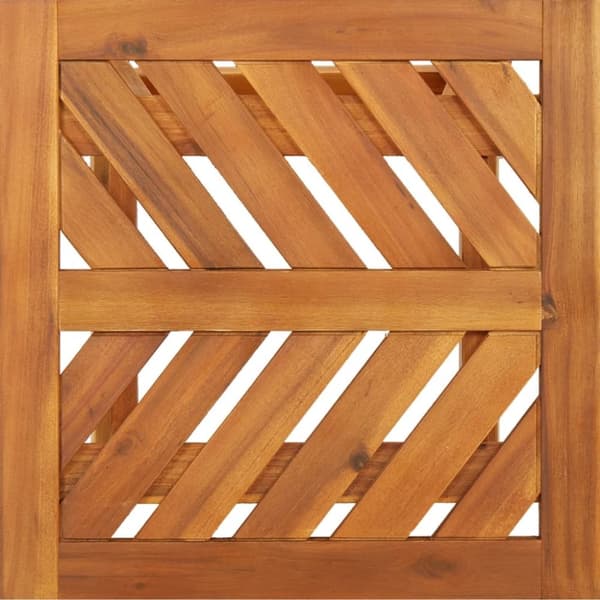 vidaXL sidebord 45x45x60 cm massivt akacietræ