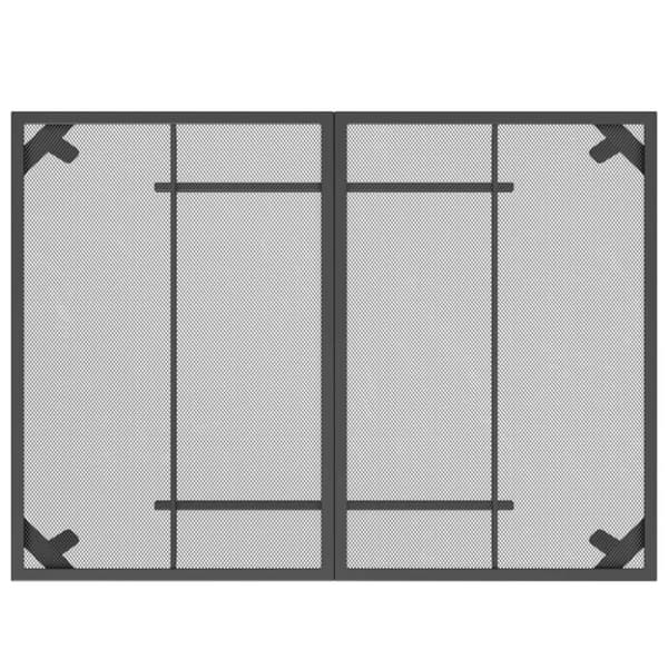 vidaXL Hagebord antrasitt 110x80x72 cm stål netting