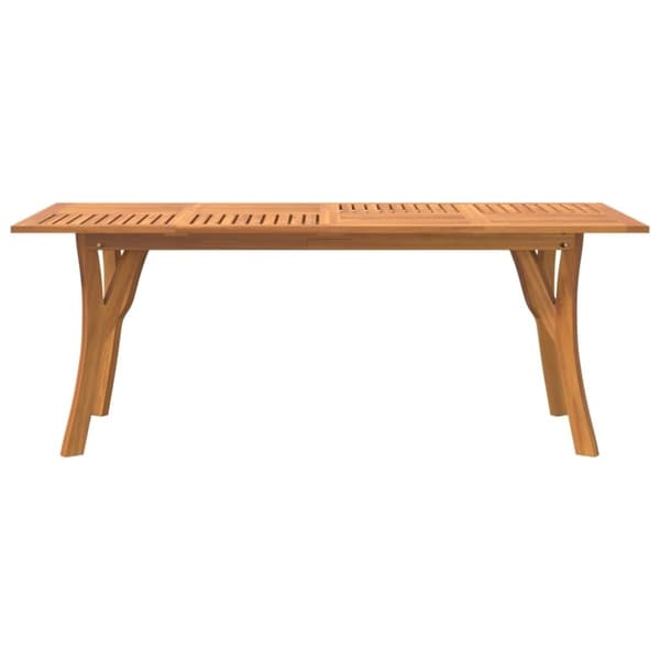 vidaXL Trädgårdsbord 200x90x75 cm massivt akaciaträ