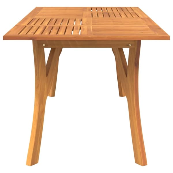 vidaXL Trädgårdsbord 200x90x75 cm massivt akaciaträ