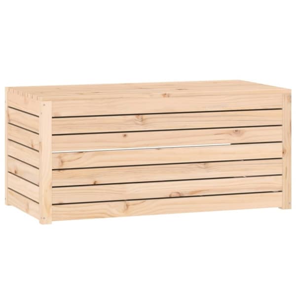 vidaXL havekasse 101x50,5x46,5 cm massivt fyrretræ