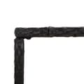 Miniatyrbilde 5 av 6: vidaXL Barbord med glassplate svart 180x70x110 cm polyrotting