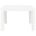 Miniatyrbillede 3 af 7: vidaXL havebord 59x47x40 cm PP hvid